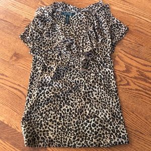 Cute leopard style top